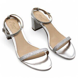 Jewel Badgley Mischka Womens Lorraine Dressy Zipper Ankle Strap